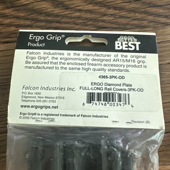 ERGO Diamond Plate Rail Cover 15-slot 3 Pack NEW - Picture 5 of 5